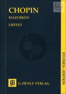 Mazurkas (Piano) (Study Score = Pocket Size Edition) (edited by Ewald Zimmermann)