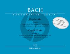 Bach Orgelwerke Band 9 Orgelchoräle der Neumeister-Sammlung (Christoph Wolff) (Barenreiter-Urtext)