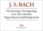 Bach 4 Part Chorales Edited and published by Sulyok Imre