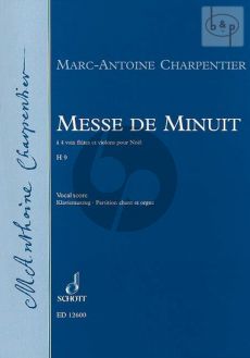 Messe de Minuit H.9 SSATB soli-SATB-Strings-2 Flutes-Bc (Vocal Score)