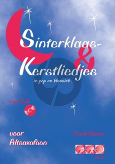 Glaser Sinterklaas en Kerstliedjes in Pop en Klassiek Altsax. (Bk-Cd)