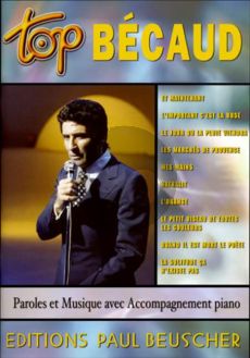 Top Becaud (10 Chansons) Piano-Vocal-Chords