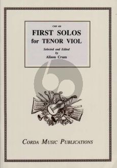 Crum First Solos for Tenor Viol