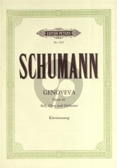 Schumann Genoveva Op.81 (Oper 4 Akten KA (Clara Schumann)