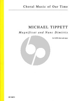 Tippett Magnificat and Nunc Dimittis SATB and Organ