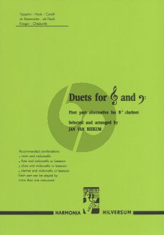 Duets vol.1 treble-bassclef instr.