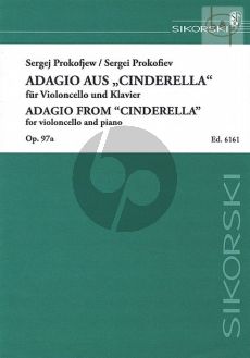 Adagio from Cinderella Op.97A Violoncello and Piano