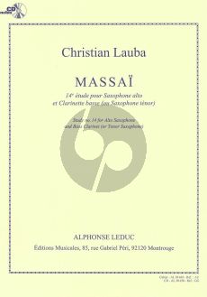 Lauba Massai (14e Etude) Saxophone Alto-Clarinette basse