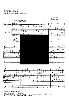 Rheinberger Regina coeli Op. 171 No. 5 Sopran oder Mezzo Sopran mit Orgel (aus: Sechs Marianische Hymnen)