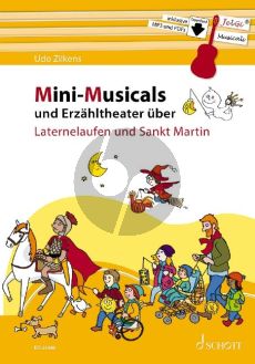 Zilkens Mini-Musicals und Erzähltheater über Laternelaufen und Sankt Martin Gitarre (Buch mit MP3 Audiotracks online)