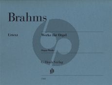 Brahms Werke Orgel (edited by George S.Bozarth) (Henle-Urtext)