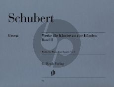 Schubert Werke Vol.2 Klavier 4 Hd. (ed. Willi Kahl) (Henle)