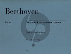 Beethoven Werke fur Klavier zu Vier Handen (Edited by Frank Buchstein & Hans Schmidt and fingering by A.Groethuysen)Henle-Urtext) (Henle Urtext - Revised Edition)