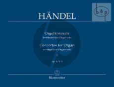 Orgelkonzerte Op.4 No.1 - 3