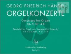 Orgelkonzerte Op.4 No.4 - 6