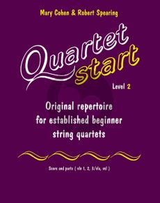 Cohen-Spearing Quartet-Start Level 2 (Original Repertoire for established Beginner) (Score/Parts) (grade 4 +)