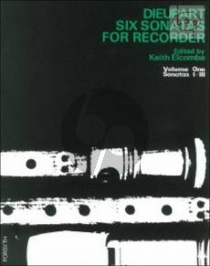 6 Sonatas Vol.1 for Treble Recorder and Piano