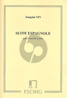 Nin Suite Espagnole Violoncelle-Piano