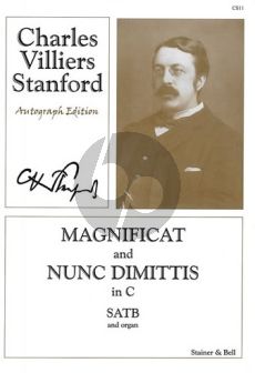 Stanford Magnificat & Nunc Dimittis C-major Op.115 No.5 SATB-Organ