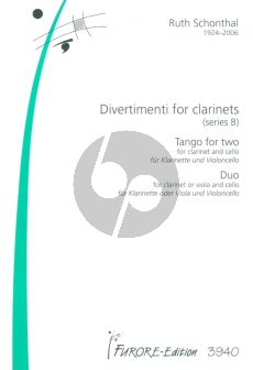 Schonthal Tango for Two and Duo Clarinet-Violoncello