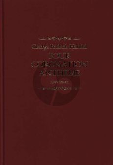 Handel 4 Coronation Anthems HWV 258-261 SATB and Orchestra Full score (edited by Clifford Bartlett)