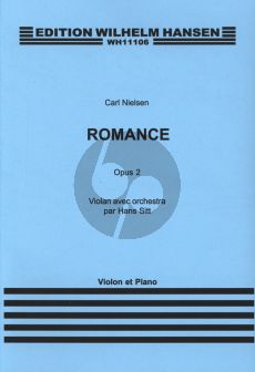 Nielsen Romance Op.2 Violin and Piano (Edited by Hans Sitt)
