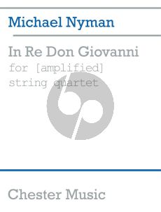 Nyman In Re Don Giovanni String Quartet (amplified) (Score)