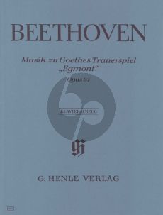 Beethoven Musik zu Goethes Trauerspiel "Egmont Op.84 (Henle-Urtext)
