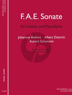 F.A.E. Sonate for Violin and Piano (edited by Joachim Draheim)