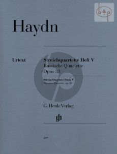 Streichquartette Vol.5 Op.33 (Stimmen) (edited by Georg Feder & Sonja Gerlach)