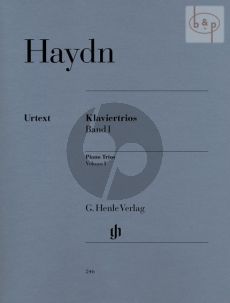 Haydn Klaviertrios Vol. 1 (edited by Wolfgang Stockmeier) (Henle-Urtext)