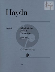Haydn Klaviertrios Vol. 3 (Flotentrios) (edited Wolfgang Stockmeier) (Henle-Urtext)