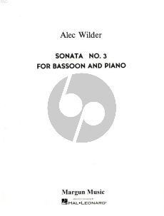 Wilder Sonata No.3 Bassoon and Piano