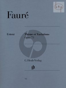 Theme et Variations Opus 73 Piano