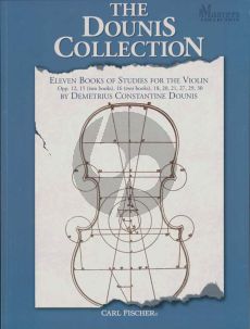 Dounis Collection of Studies (Op.12, 15 Vol.1-2, 16 Vol.1-2, 18, 20, 21, 27, 29 and 30)