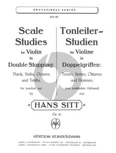 Sitt Tonleiterstudien in Doppelgriffen Op.41 Violine