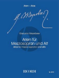 Meyerbeer Arien für Mezzo-Sopr. und Alt (Klaus Tasdorf)