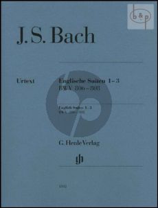 Englische Suiten Vol.1 (No.1 - 3) (BWV 806 - 808) (without fingering)