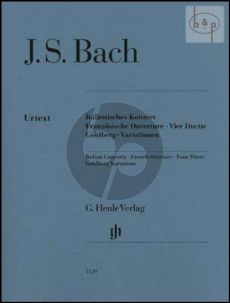 Italienisch Konzert-Franzosische Ouverture- 4 Duette-Goldberg Variationen) (edition without fingering!!)