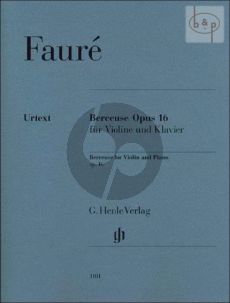 Berceuse Op.16 Violine und Klavier