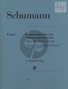 Konzertstuck Op.86 (4 Horns-Orch.) (piano red.) (edited by Ernst Herttrich)