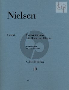 Nielsen Canto Serioso (Horn[F]-Piano) (edited by Dominik Rahmer) (Henle-Urtext)