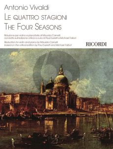 Vivaldi 4 Stagioni - The Four Seasons Op. 8 Violin and Piano (piano reduction by Maurizio Carnelli) (edited by Paul Everett)