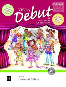 Viola Debut (12 Easy Pieces for Beginners) (Pupil's Book) (1 - 2 Viola's)