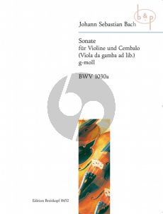 Sonata g-minor BWV 1030a