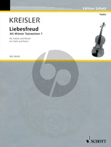 Kreisler Liebesfreud Violine-Klavier (Alt-Wiener Tanzweisen I)