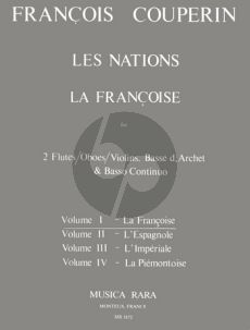 Couperin Les Nations vol.1 La Francoise (2 Flutes[Oboes/Violins)-Viola da Gamba-Bc)