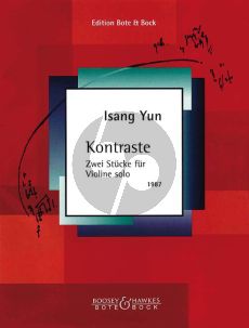 Yun Contrasts (2 Pieces ) Violin solo
