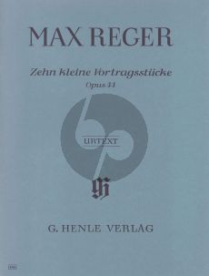Reger 10 Kleine Vortragstucke Op.44 (Henle-Urtext)