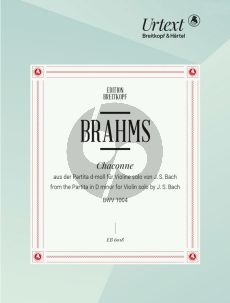 Brahms Chaconne from Bach Partita in D-minor BWV 1004 arranged for Piano Left Hand